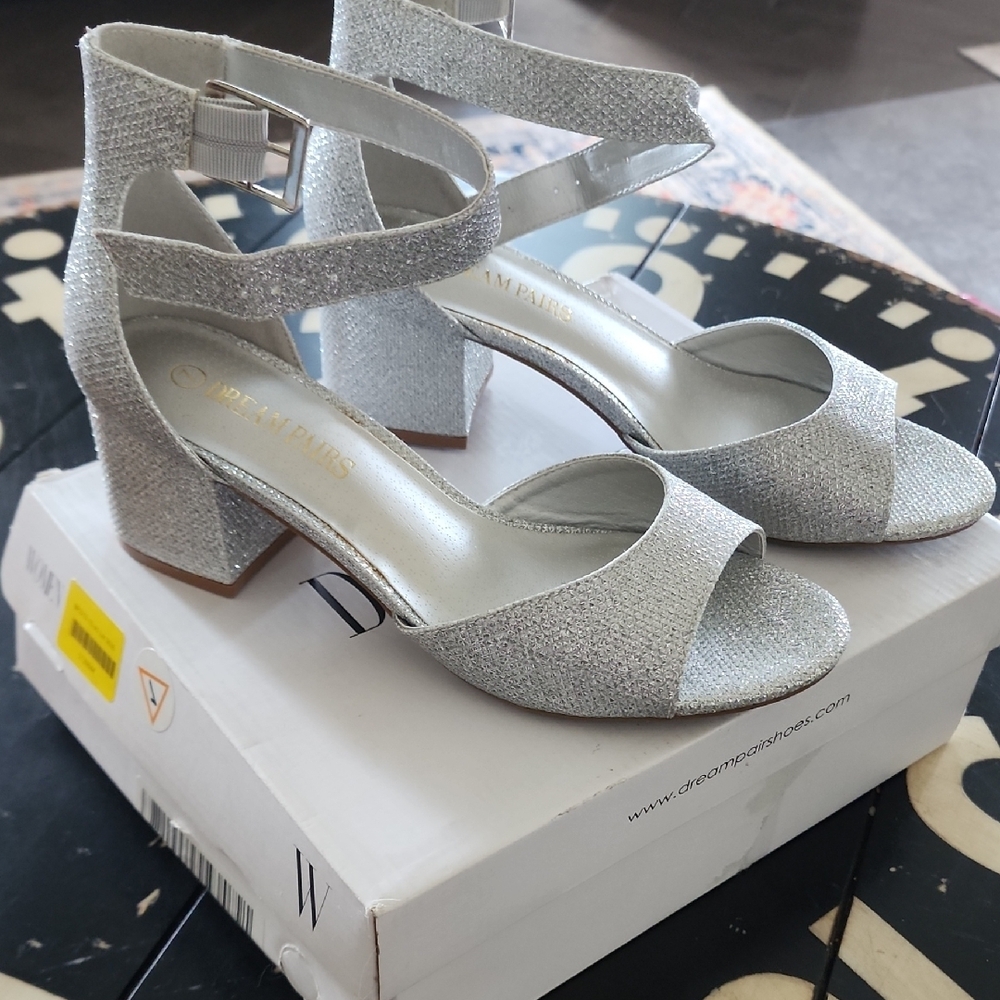 Chic Silver Women's Heels